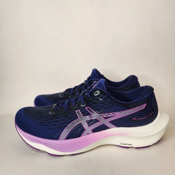 Asics Gel Kayano Lite 3 Shoes Running Athletic Sneakers Womens 9.5 Blue Purple - Picture 5 of 15